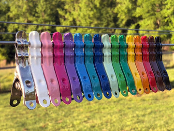 Open image in slideshow, Extreme Colour Clothespins (multi-use Clamp) - Pacific Blue